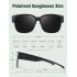 Polarized Fit Over Sunglasses: Wear Over Glasses Sunglasses Wrap Around Fitover Shades for Men Women UV Protection