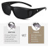 Fit Over Glasses Sunglasses for Men Women,Wrap Around Sunglasses Polarized UV400 Protection
