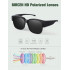 Polarized Fit Over Sunglasses: Wear Over Glasses Sunglasses Wrap Around Fitover Shades for Men Women UV Protection